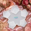 Five petal flower silicone mold