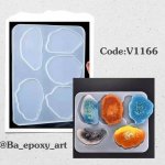 قالب سیلیکونی زیرلیوانی طرح سنگ