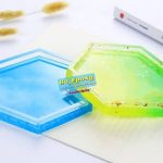 قالب سیلیکونی زیرلیوانی شش ضلعی لبه دار