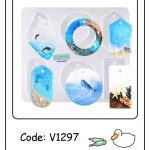 قالب سیلیکونی اشکال سوراخ دار