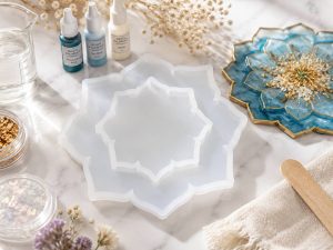 قالب سیلیکونی طرح گل هشت پر