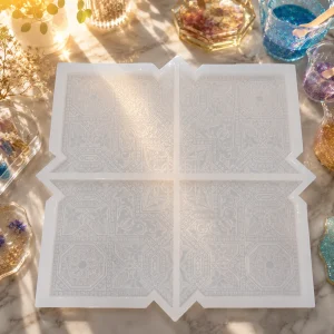 Set of 4 Silicone Coaster Molds – Eslimi Design 2