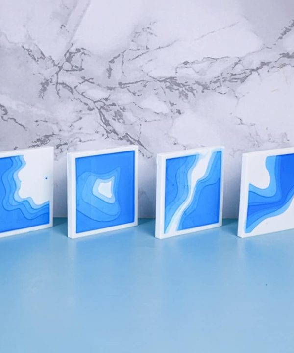 قالب سیلیکونی زیرلیوانی لبه دارطرح جزیره