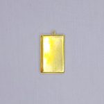 قاب برنجی مستطیل کفی دار