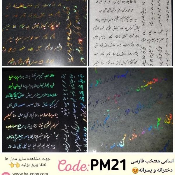 طلق شفاف PM21