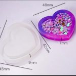 قالب سیلیکونی آکواریومی طرح قلب