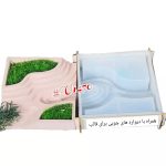 قالب سیلیکونی گلدان طرح جزیره