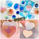 قالب سیلیکونی زیر لیوانی قلب و دایره