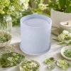 Cylindrical planter silicone mold