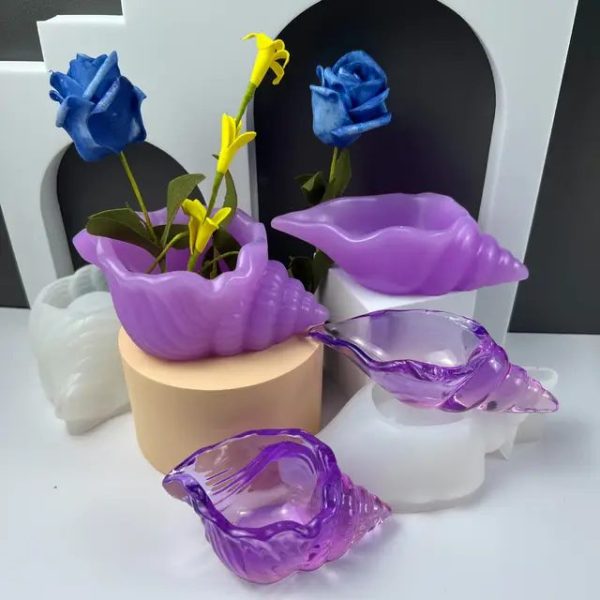قالب سیلیکونی صدف حجمی