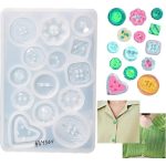 قالب سیلیکونی دکمه طرحدار