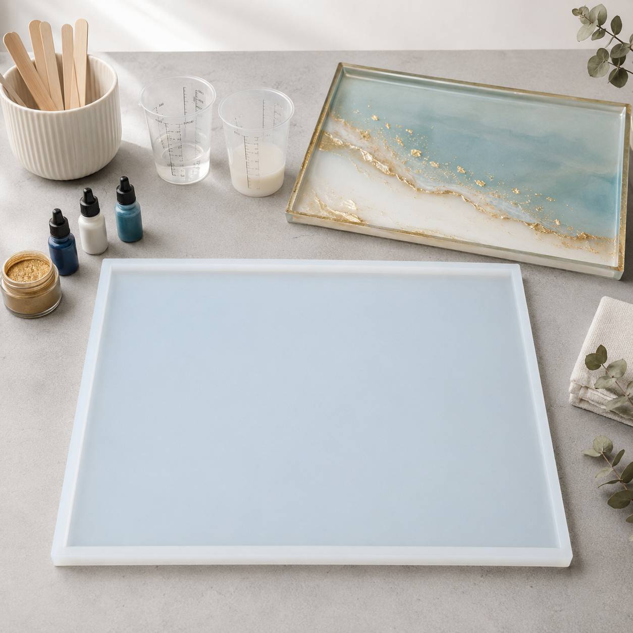 قالب سیلیکونی مستطیل ساده 1 خرید قالب سیلیکونی مستطیل ساده